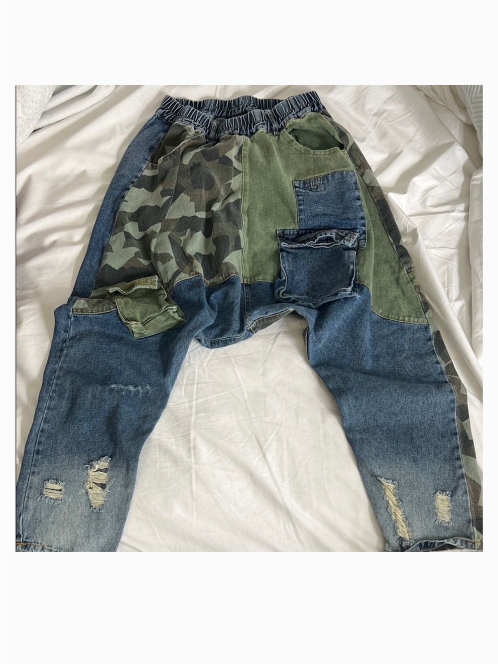 Rehab lab NWOT cargo camo harem jogger